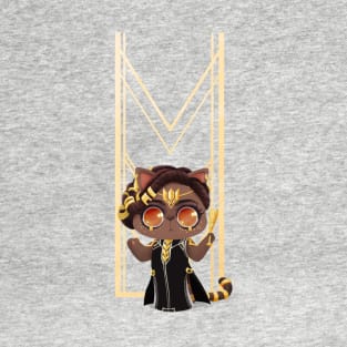 Golden Kitty_White T-Shirt